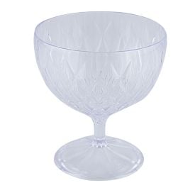 Taça De Sobremesa Plasútil Glamour 350Ml - Transparente