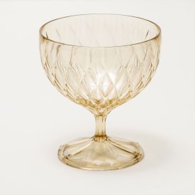 Taça De Sobremesa Plasútil Glamour 350Ml - Âmbar 