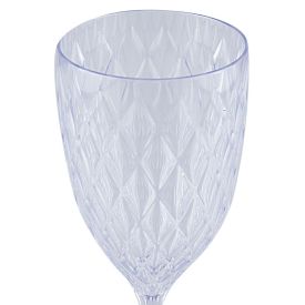 Taça De Vinho Plasútil Glamour 330Ml - Transparente