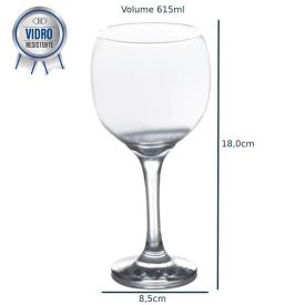 Taça de Vinho Vidro Royal Degustação Nadir - 615ml