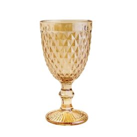 Taça de Água Bico de Abacaxi 325Ml Lyor - Âmbar