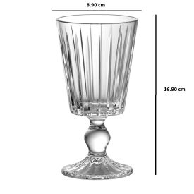 Taça Soho Em Cristal Ecológico 330Ml Avulsa 16,9Cm