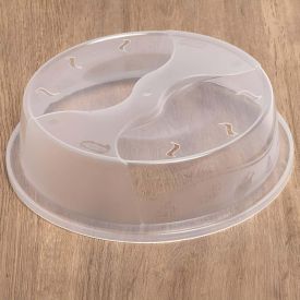 Tampa De Micro-Ondas Plasvale 25Cm - Transparente