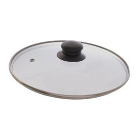 Tampa De Panela De Vidro Com Puxador Western - 24cm