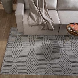 Tapete Quarto E Sala Amazonas 2,00X3,00 Metros Havan - 3D Prata