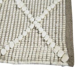 Tapete Para Quarto E Sala 50X80 Cm Angra Havan Casa - Bege Natural