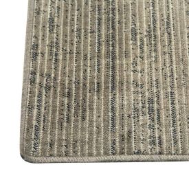 Tapete Para Quarto E Sala 1,40X2,00 M Belga Havan Casa - Listras Cinza E Bege