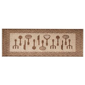 Tapete Cancun 50X1,20M Sisal Havan Casa - Marrom Talheres