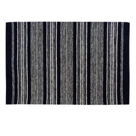 Tapete Para Quarto E Sala Chinele 1,20X1,60 M Havan - Preto Listra