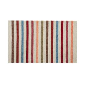 Tapete Chenile 55Cm X 85Cm Quarto E Sala Havan - Off White Listrado