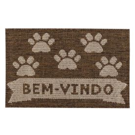 Tapete De Porta Cancun 40X60 Cm Sisal Havan Casa - Bem-Vindo Patas