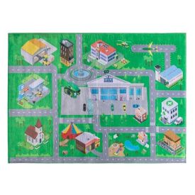 Tapete Infantil 80X125 Cm Havan Casa - Cidade