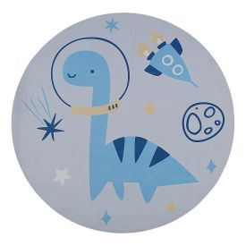 Tapete Infantil Magic Redondo 1,00Mx1,00M Havan Casa - Cinza Dino