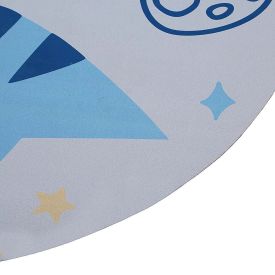 Tapete Infantil Magic Redondo 1,00Mx1,00M Havan Casa - Cinza Dino