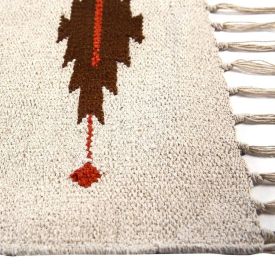 Tapete Para Quarto E Sala Kilim 50X80 Cm Havan - Natural Terracota TI