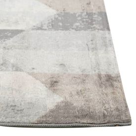 Tapete Para Quarto E Sala 2,00X3,00 M Nirvana Havan Casa - Cinza E Bege