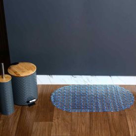 Tapete Para Banheiro Box 37X65 Cm Havan Casa - Azul