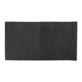 Tapete Para Cozinha 0,45X1,30M Pratik Havan Casa - Preto Liso