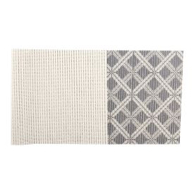 Tapete Para Cozinha 0,45X1,30M Pratik Havan Casa - Cinza Geo