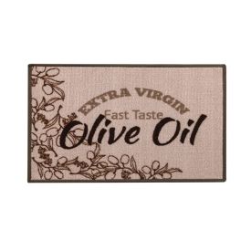 Tapete Para Cozinha 50X70 Cm Napoli Havan Casa - Olive Oil Taupe