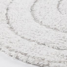 Tapete Para Quarta E Sala Chronos 40X60 Cm Havan Casa - Branco Neve