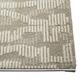 Tapete para Quarto e Sala 1,40X2,00 m Atenas Havan Casa - Bege Listras