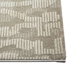 Tapete para Quarto e Sala 2,00X2,50 m Atenas Havan Casa - Bege Listras