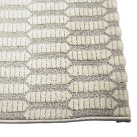 Tapete para Quarto e Sala 2,00X2,50 m Atenas Havan Casa - Creme Cinza