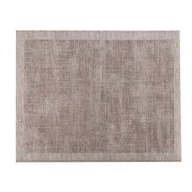 Tapete Para Quarto E Sala 2,00X2,50 M Cairo Havan Casa - Moldura Bege E Marrom