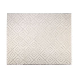 Tapete Para Quarto E Sala 2,00X3,00 M Milano Havan Casa - Marfim Losango