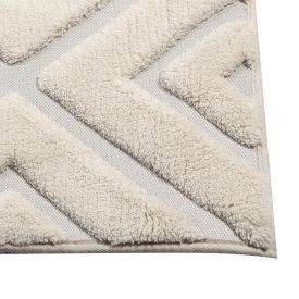 Tapete Para Quarto E Sala 2,00X3,00 M Milano Havan Casa - Marfim Losango