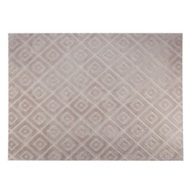 Tapete Para Quarto E Sala 2,00X3,00 M Milano Havan Casa - Bege Losango