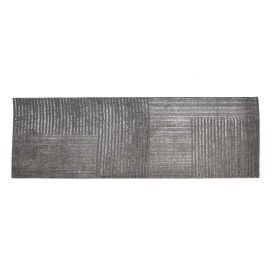 Tapete Passadeira 57Cmx1,80 m Dubai Havan Casa - Cinza Linhas