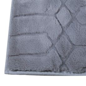 Tapete Para Quarto E Sala 80X150 Cm Bellagio Havan Casa - Chumbo