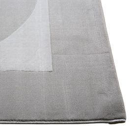 Tapete para Quarto Ou Sala 2,50X3,00 m Provence Havan Casa - Círculos Cinza