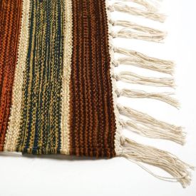 Tapete Para Quarto Ou Sala 80X150 Cm Kilim Havan Casa - Bege Ti