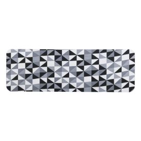 Tapete Para Quarto Ou Sala Tecil 40X120 Cm Havan Casa - Geométrico Preto