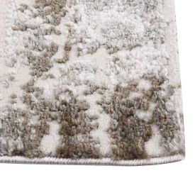 Tapete Passadeira 60X180 Cm Ibiza Havan Casa - Creme Marrom