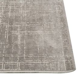 Tapete Para Quarto E Sala 2,00X2,40 M Belga Havan Casa - Linho Cinza E Bege