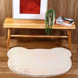Tapete Para Sala Ou Quarto Teddy 70X110 Cm Havan Casa - Urso Bege
