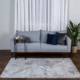 Tapete Para Quarto E Sala 2,40X3,00 M Platinium Havan Casa - Cinza 022