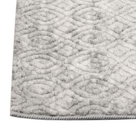 Tapete Para Quarto E Sala 60X180 Cm Platinium Havan Casa - Cinza Losango