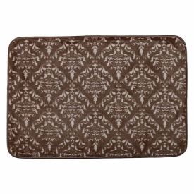 Tapete Sevilha Antiderrapante 60X90cm Solecasa - Arabesco Marrom