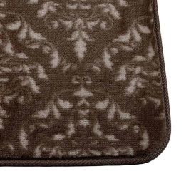 Tapete Sevilha Antiderrapante 60X90cm Solecasa - Arabesco Marrom