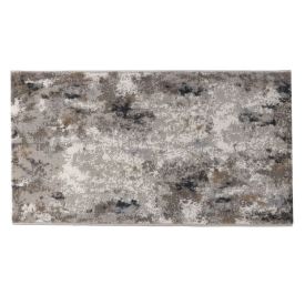 Tapete para Quarto e Sala 80Cmx1,50 m Shiraz Havan Casa - Bege E Cinza