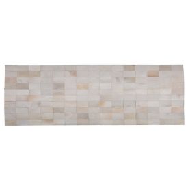 Tapete De Couro Texas Passadeira 65X180 M Havan - Off White