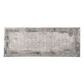 Tapete Passadeira Toscana 67Cmx1,80 m Havan Casa - Cinza E Azul