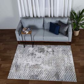 Tapete Para Quarto E Sala Toscana 2,00X2,50 M Havan Casa - Cinza e Marinho