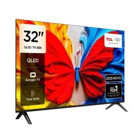 Smart Tv Tcl Qled 32” 32S5k Fhd Google com Wi-Fi e Bluetooth Integrado