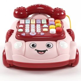 Telefone Interativo Musical Baby Rosa Havan Toys - HBR0725